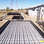 15mm rebar & 22ga zinc coated Qdecking